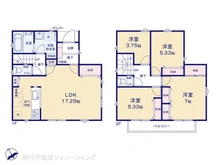 【東京都/羽村市羽加美】羽村市羽加美3丁目 新築一戸建て 間取り図