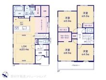【東京都/八王子市東浅川町】八王子市東浅川町 新築一戸建て 間取り図