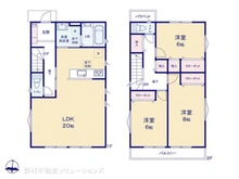 【東京都/八王子市元八王子町】八王子市元八王子町3丁目 新築一戸建て 間取り図