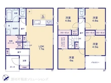 【東京都/羽村市羽】羽村市羽 新築一戸建て 間取り図