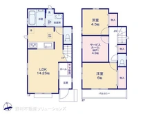 【東京都/立川市柴崎町】立川市柴崎町1丁目 新築一戸建て 間取り図