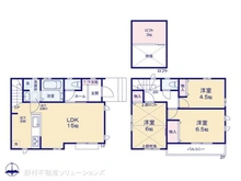 【東京都/立川市富士見町】立川市富士見町3丁目 新築一戸建て 間取り図