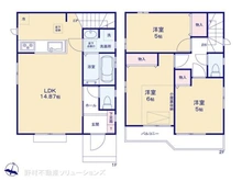 【東京都/立川市富士見町】立川市富士見町3丁目 新築一戸建て 間取り図