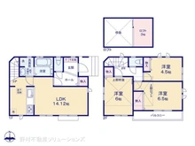 【東京都/立川市富士見町】立川市富士見町3丁目 新築一戸建て 間取り図