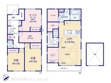 【東京都/立川市富士見町】立川市富士見町4丁目 新築一戸建て 間取り図