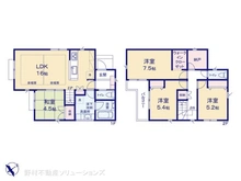 【東京都/昭島市田中町】昭島市田中町1丁目 新築一戸建て 間取り図