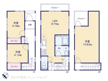 【東京都/北区王子本町】北区王子本町2丁目 新築一戸建て 間取り図