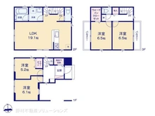 【東京都/荒川区西尾久】荒川区西尾久2丁目 新築一戸建て 間取り図