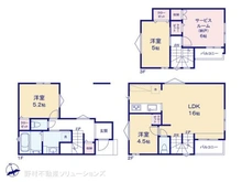 【東京都/北区中里】北区中里3丁目 新築一戸建て 間取り図