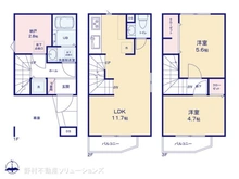 【東京都/荒川区西尾久】荒川区西尾久5丁目 新築一戸建て 間取り図