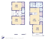 【東京都/北区田端】北区田端2丁目 新築一戸建て 間取り図