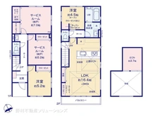 【東京都/荒川区東尾久】荒川区東尾久6丁目 新築一戸建て 間取り図