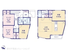 【東京都/大田区南久が原】大田区南久が原2丁目 新築一戸建て 間取り図
