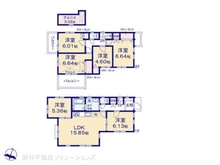 【東京都/大田区東馬込】大田区東馬込2丁目 新築一戸建て 間取り図
