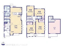 【東京都/大田区久が原】大田区久が原4丁目 新築一戸建て 間取り図
