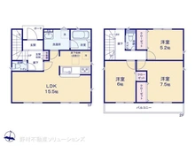 【愛知県/名古屋市名東区梅森坂】名古屋市名東区梅森坂1丁目 新築一戸建て 間取り図