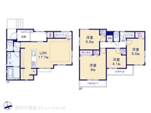 【愛知県/名古屋市千種区自由ケ丘】名古屋市千種区自由ケ丘1丁目 新築一戸建て 間取り図