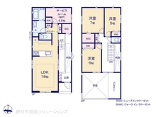 【愛知県/名古屋市瑞穂区柳ケ枝町】名古屋市瑞穂区柳ケ枝町2丁目 新築一戸建て 間取り図