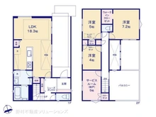 【愛知県/名古屋市天白区福池】名古屋市天白区福池2丁目 新築一戸建て 間取り図