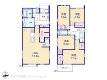 【愛知県/名古屋市北区福徳町】名古屋市北区福徳町5丁目 新築一戸建て 間取り図
