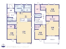 【愛知県/名古屋市北区楠】名古屋市北区楠3丁目 新築一戸建て 間取り図