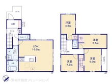 【愛知県/名古屋市千種区希望ケ丘】名古屋市千種区希望ケ丘4丁目 新築一戸建て 間取り図