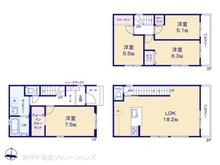 【愛知県/名古屋市瑞穂区雁道町】名古屋市瑞穂区雁道町1丁目 新築一戸建て 間取り図