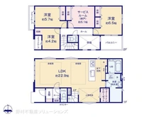 【愛知県/名古屋市北区光音寺町】名古屋市北区光音寺町3丁目 新築一戸建て 間取り図