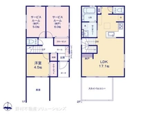 【愛知県/名古屋市北区金城町】名古屋市北区金城町4丁目 新築一戸建て 間取り図