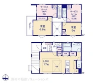 【愛知県/名古屋市天白区梅が丘】名古屋市天白区梅が丘3丁目 新築一戸建て 間取り図