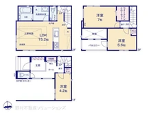 【愛知県/名古屋市東区徳川】名古屋市東区徳川2丁目 新築一戸建て 間取り図