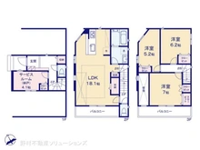 【愛知県/名古屋市天白区植田西】名古屋市天白区植田西2丁目 新築一戸建て 間取り図