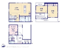 【愛知県/名古屋市昭和区折戸町】名古屋市昭和区折戸町3丁目 新築一戸建て 間取り図