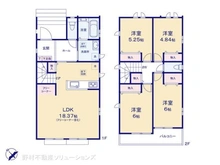 【愛知県/名古屋市天白区島田黒石】名古屋市天白区島田黒石 新築一戸建て 間取り図