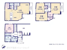 【愛知県/名古屋市昭和区川名町】名古屋市昭和区川名町5丁目 新築一戸建て 間取り図