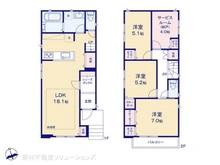 【愛知県/名古屋市天白区福池】名古屋市天白区福池2丁目 新築一戸建て 間取り図
