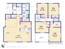 【愛知県/名古屋市名東区西里町】名古屋市名東区西里町3丁目 新築一戸建て 間取り図