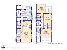 【愛知県/名古屋市西区清里町】名古屋市西区清里町 新築一戸建て 間取り図