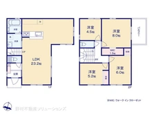 【愛知県/名古屋市西区長先町】名古屋市西区長先町 新築一戸建て 間取り図