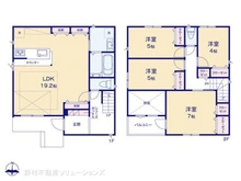【愛知県/名古屋市瑞穂区御劔町】名古屋市瑞穂区御劔町3丁目 新築一戸建て 間取り図