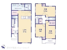 【愛知県/名古屋市名東区平和が丘】名古屋市名東区平和が丘2丁目 新築一戸建て 間取り図