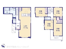 【愛知県/名古屋市名東区平和が丘】名古屋市名東区平和が丘2丁目 新築一戸建て 間取り図