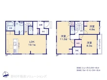 【愛知県/名古屋市名東区大針】名古屋市名東区大針3丁目 新築一戸建て 間取り図