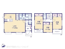【愛知県/名古屋市西区枇杷島】名古屋市西区枇杷島5丁目 新築一戸建て 間取り図