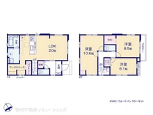【愛知県/名古屋市名東区大針】名古屋市名東区大針3丁目 新築一戸建て 間取り図