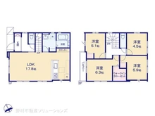 【愛知県/名古屋市天白区一本松】名古屋市天白区一本松1丁目 新築一戸建て 間取り図