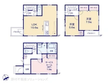 【愛知県/名古屋市天白区一本松】名古屋市天白区一本松1丁目 新築一戸建て 間取り図