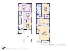 【愛知県/名古屋市天白区一本松】名古屋市天白区一本松1丁目 新築一戸建て 間取り図