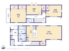 【愛知県/名古屋市天白区山根町】名古屋市天白区山根町 新築一戸建て 間取り図