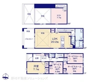 【愛知県/名古屋市昭和区塩付通】名古屋市昭和区塩付通7丁目 新築一戸建て 間取り図